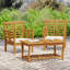 2 chaises club + table