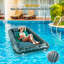 Flotteur de bronzage gonflable Sunrio, vert