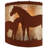 Rustic Lodge Flush Mounted Sconce
