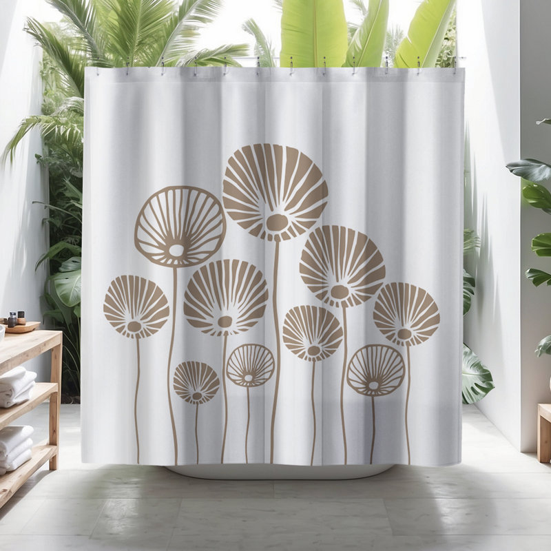 Coco Shower Curtain, Beige