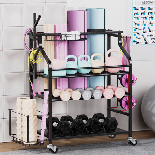 Arlmont & Co. Mucad Metal Freestanding Sports Rack & Reviews | Wayfair