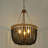 Boho Rustic 3-Light Black Bead Pendant Lighting