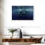 Baleines à bosse sur toile-1078703534