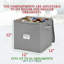 Boîte de rangement pour ornements de Noël pour protéger et ranger des décorations allant jusqu'à 64-3 po-1696114754