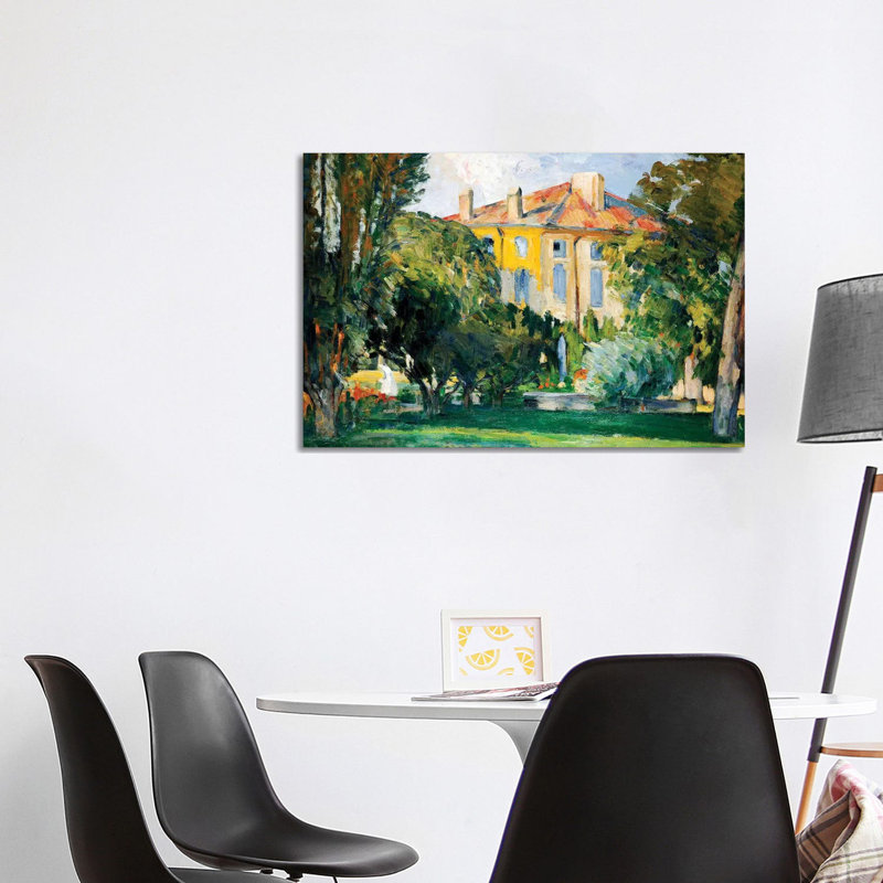 The House At Jas De Bouffan, 1882-85 by Paul Cezanne - Wrapped Canvas Print, 101.6 cm H x 66.04 cm W x 1.91 cm D