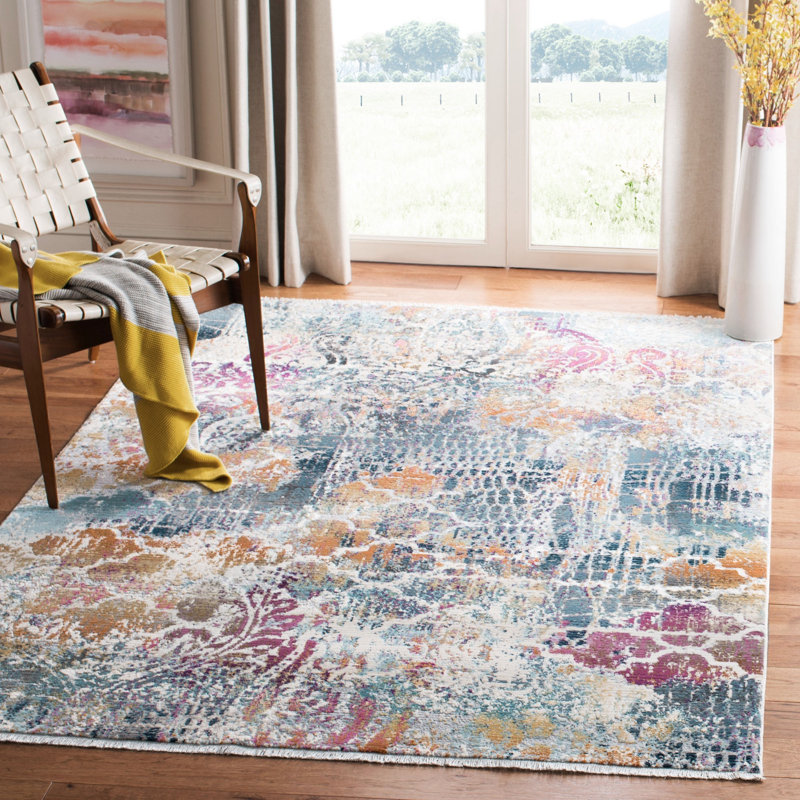 GroveHill Performance Abstract Rug, Rectangle 4' x 6'