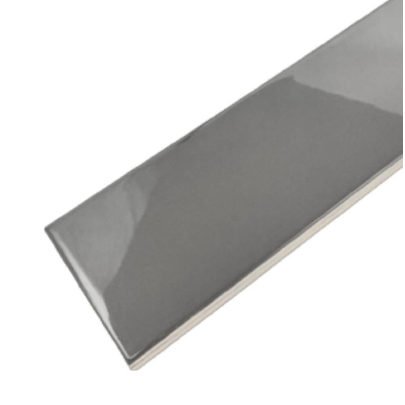 3" X 12" Ceramic Subway Wall Tile, Dark Gray