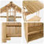 Rectangular Bamboo Outdoor , 115cm cm W 95cm cm D