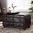 Manitoga Faux Leather Ottoman