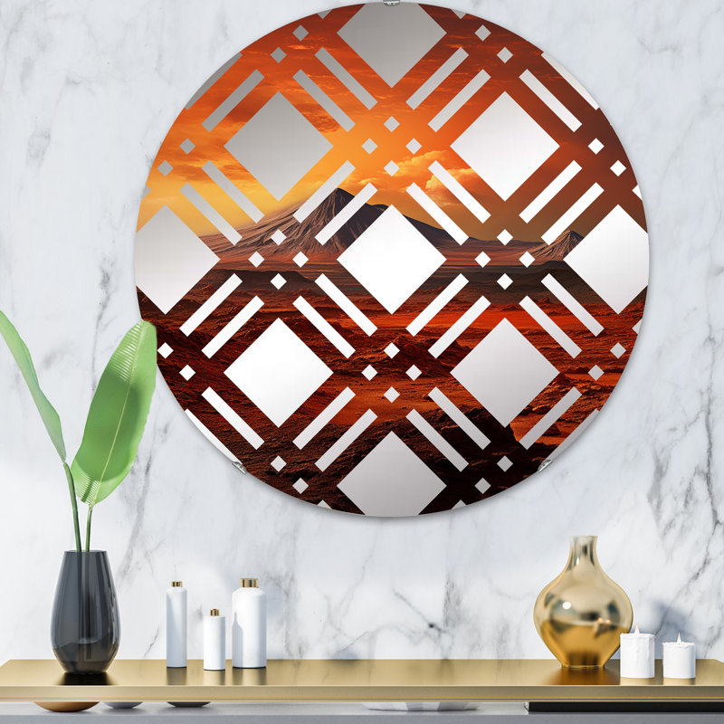 Miroir mural rond, 31,4 po x 31,4 po