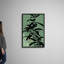 «Green Silhouette II», art mural sur toile-28063516-28063519
