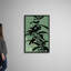 «Green Silhouette II», art mural sur toile-28063519-28063516