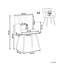 Zolan 43cm H Upholstered Metal Spindle Side Chair-1327323519