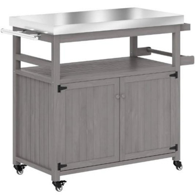 Kitchen Island Storage Cabinets,Outdoor Grill Cart,Outdoor Kitchen Island