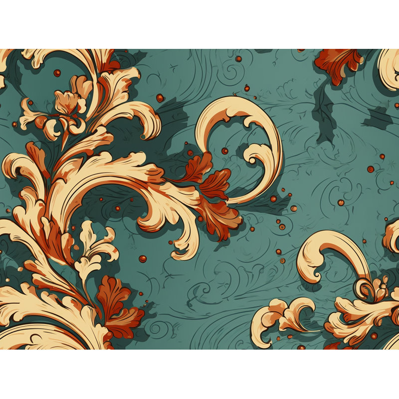 Tách 6 Polyester Damask Comforter, Queen Comforter