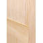 Porte en bois brut 2 panneaux Shaker-103591294