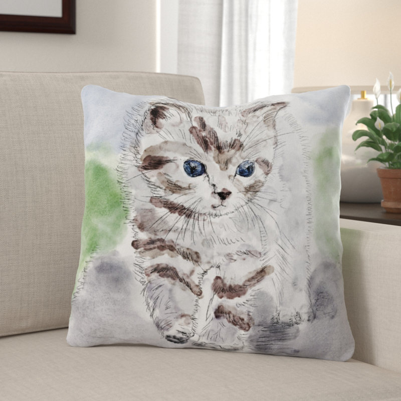 Coussin pour chat Dreher, Microsuède, Intérieur