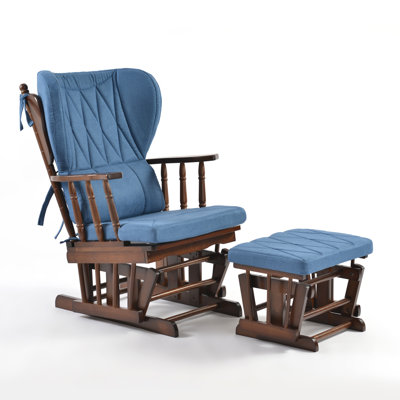 Chaise berçante et repose-pieds Azariyah Konfor