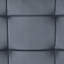Rectangle gris, conduite d'eau de conception industrielle, dossier en mousse viscoélastique, siège confortable en velours de décor de salon avec mousse D20, look industriel, mobilier
