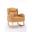 Chaise berçante avec pieds en bois paquet