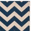 Tapis intérieur / extérieur bleu marine / beige Arneshia-20794251