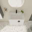 Meuble-lavabo 28 po avec lavabo en céramique-99291599