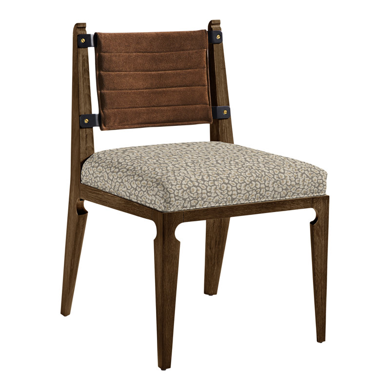 Thom Filicia Home Gifford Side Chair, Nadia Steam, Havana