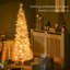 Sapin de Noël artificiel mince de 5 pi avec 110 lumières DEL blanc chaud et 294 pointes pour la décoration de Noël-364249795-364249784-364249796