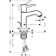 Hansgrohe Metropol Classic Single-Hole Faucet 110 with Drain Assembly, 1.2 GPM