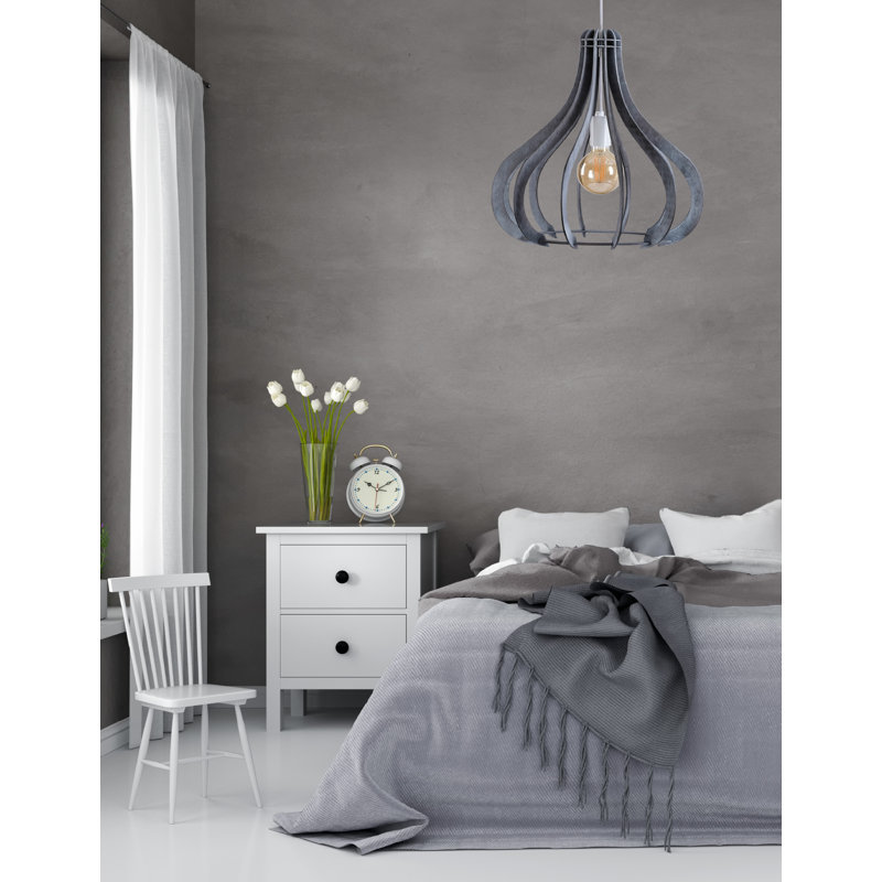 Watts 1 - Light Single Pendant, Black