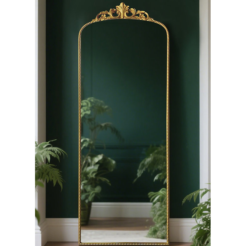 Miroir pleine grandeur de taille française à fixation murale