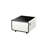 Lonas Glass Top End Table with Storage and Built-In Outlets-67004384