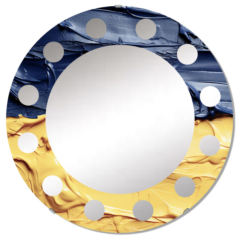 Miroir mural rond Nishida, 32 po x 32 po