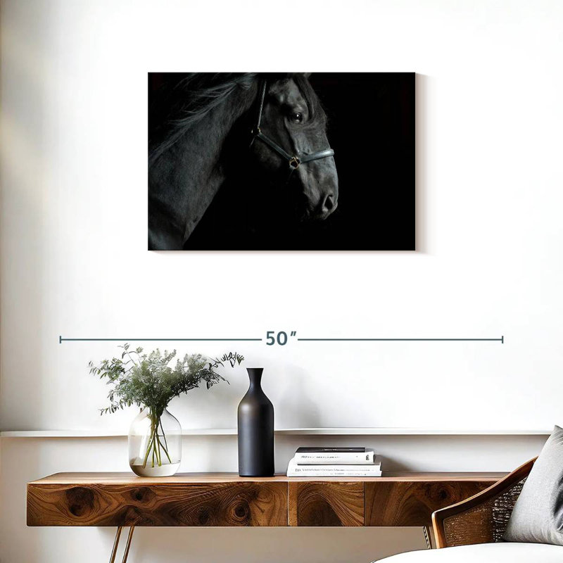 Brampt Horse Head, 20" H x 30" W