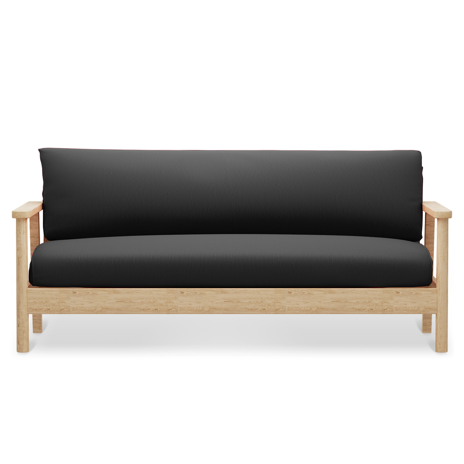 Latitude Run® Reversible Polyester Fabric Futon Cover 3 Sided Zipper