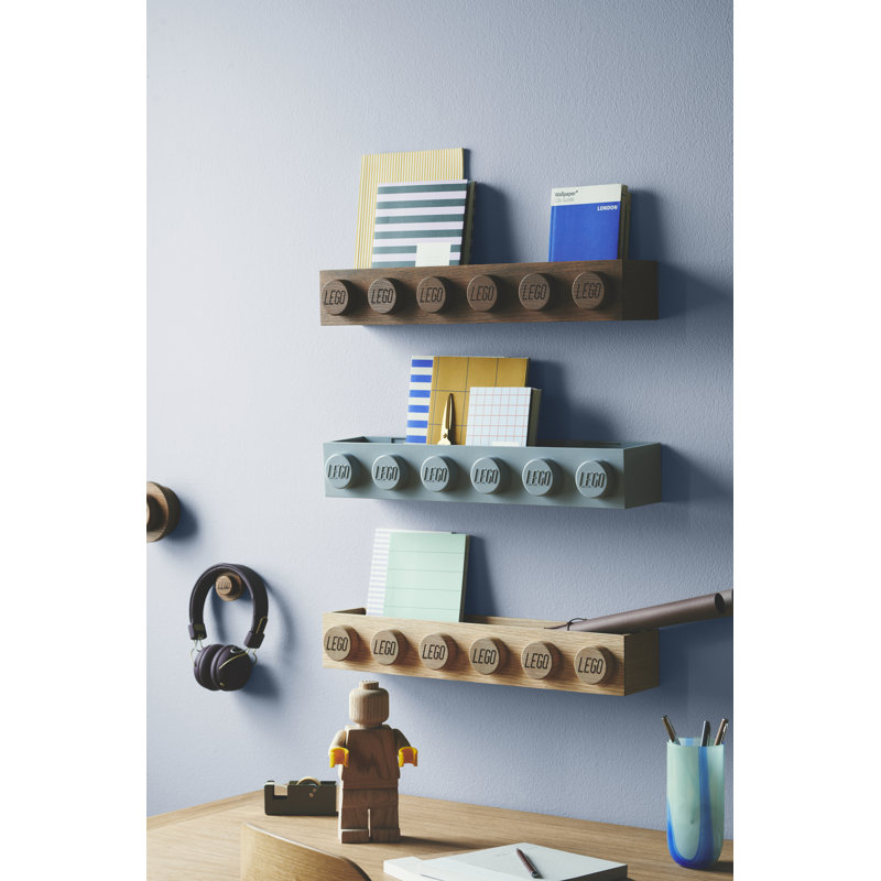 Oak Solid Wood Floating Shelf, Soap Treated