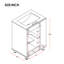 Meuble-lavabo 24 po avec lavabo Pelaga