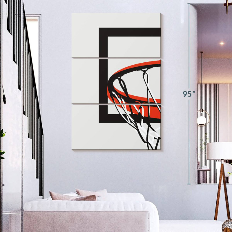 Sireci Half Basketball Hoop, 32" H x 20" W
