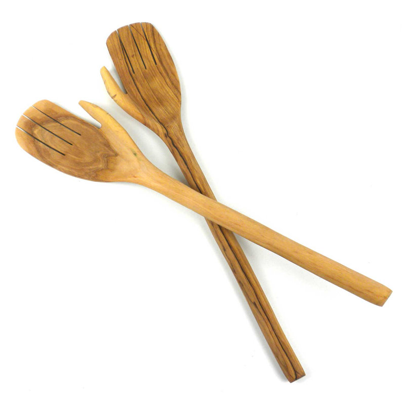 Ensemble 2 pièces de serveurs à salade géants Rinehart