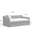 Lit de jour simple avec couchette Chandell-1628011306