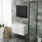 Gloss Wall-Mounted Bathroom Vanity With Mirro-1103263275-1103263272-1103263279