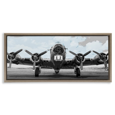 Historic Aviation Aircraft Floating Frame, design by Kim Allen