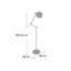 Busch 149.5cm Black Task Floor Lamp