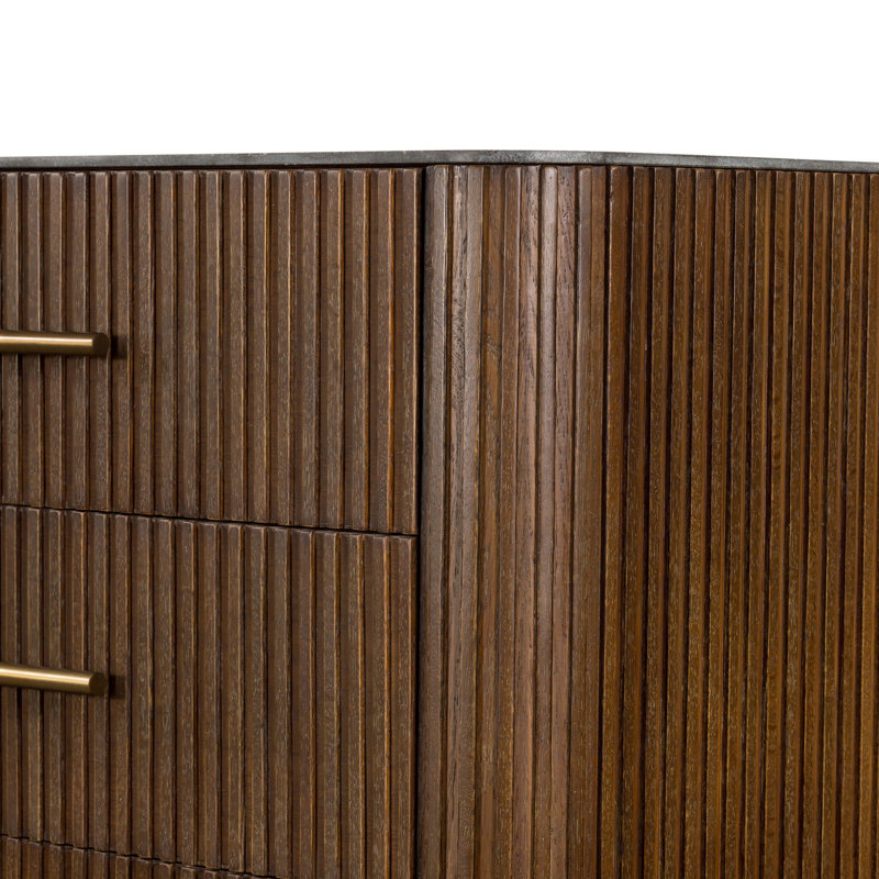 Fletcher 5 - Drawer Dresser, Terra Brown Oak