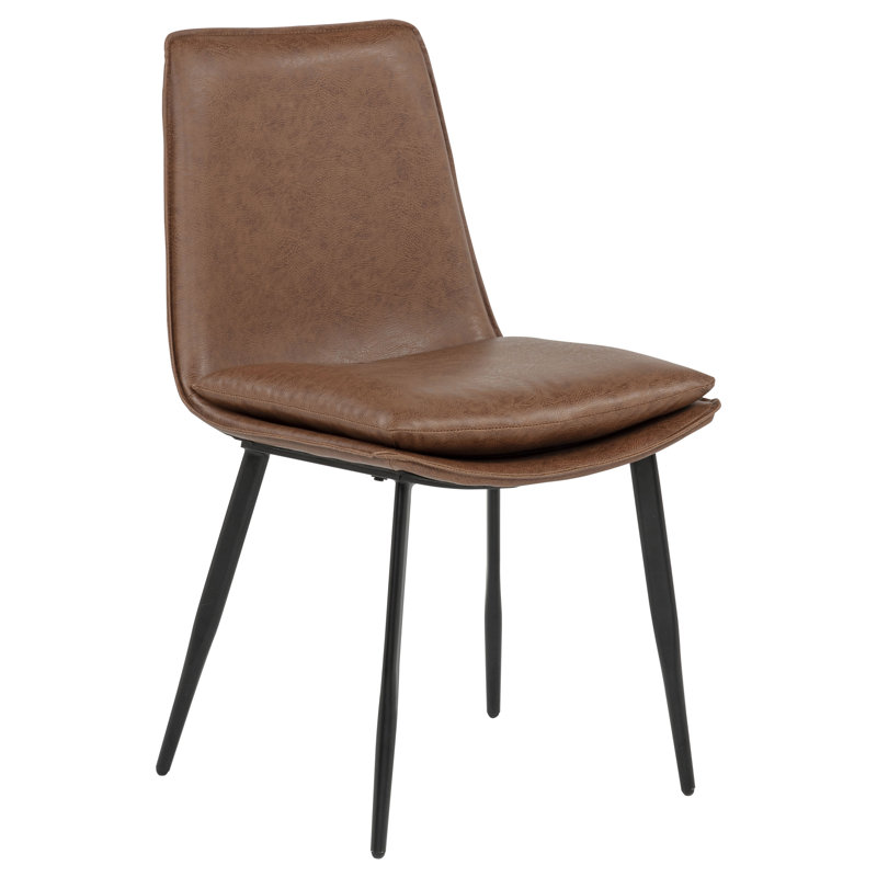 Chaise d'appoint rembourrée Bozhidar (ensemble de 2)