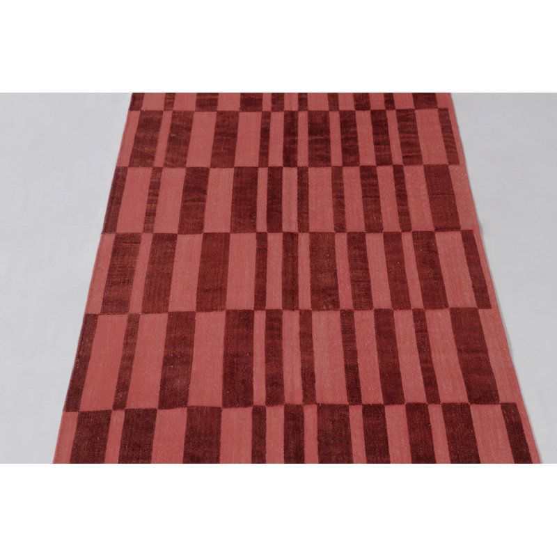 Cotton Geometric Area Rug, Rectangle 10' x 14'