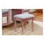Transitional Rose Gold Vanity Table with Stool and 3-Sided Mirror, 5-Drawer Storage Dressing Set