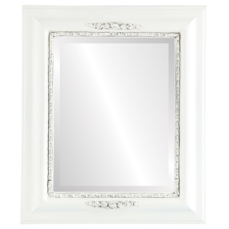 Miroir décoratif biseauté Wisbech, H 35 po x l 25 po