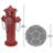 Vintage Metal Fire Hydrant Statue