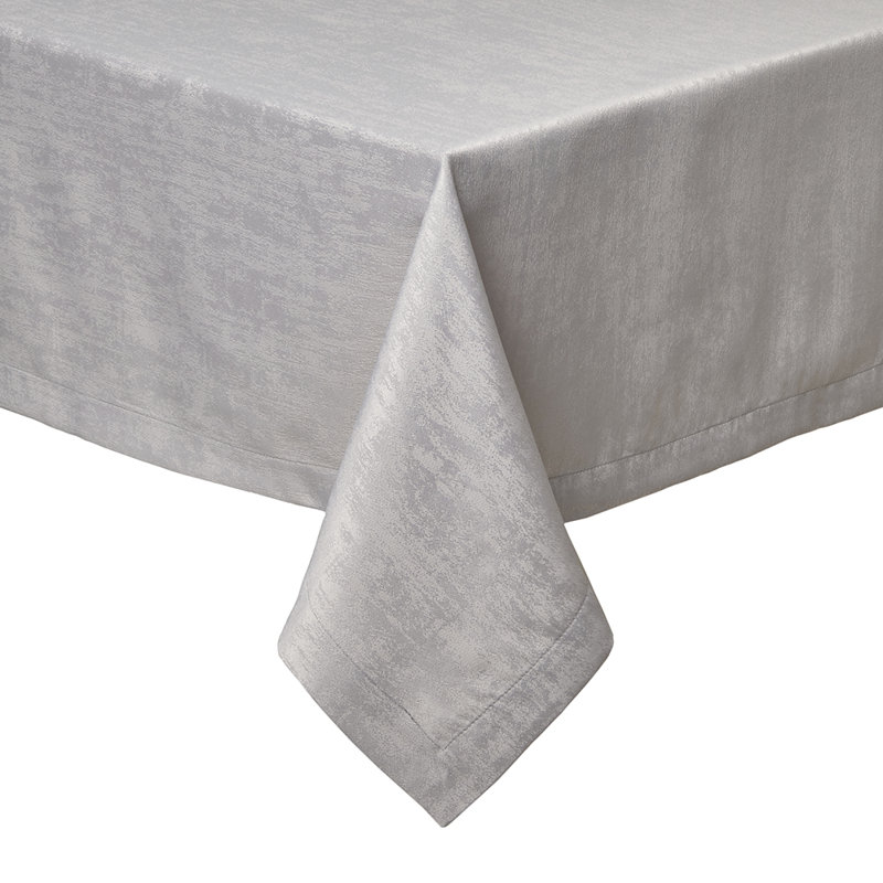 Lisbon Tablecloth, 90" W x 66" L, White